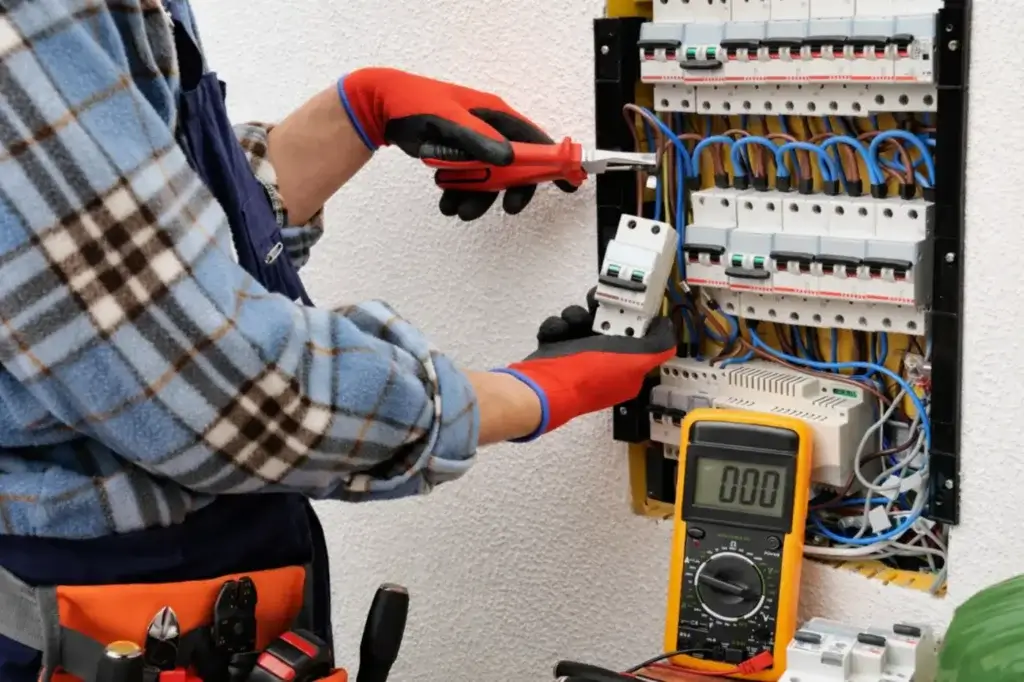 eletricista certificado Porto a realizar reparação elétrica