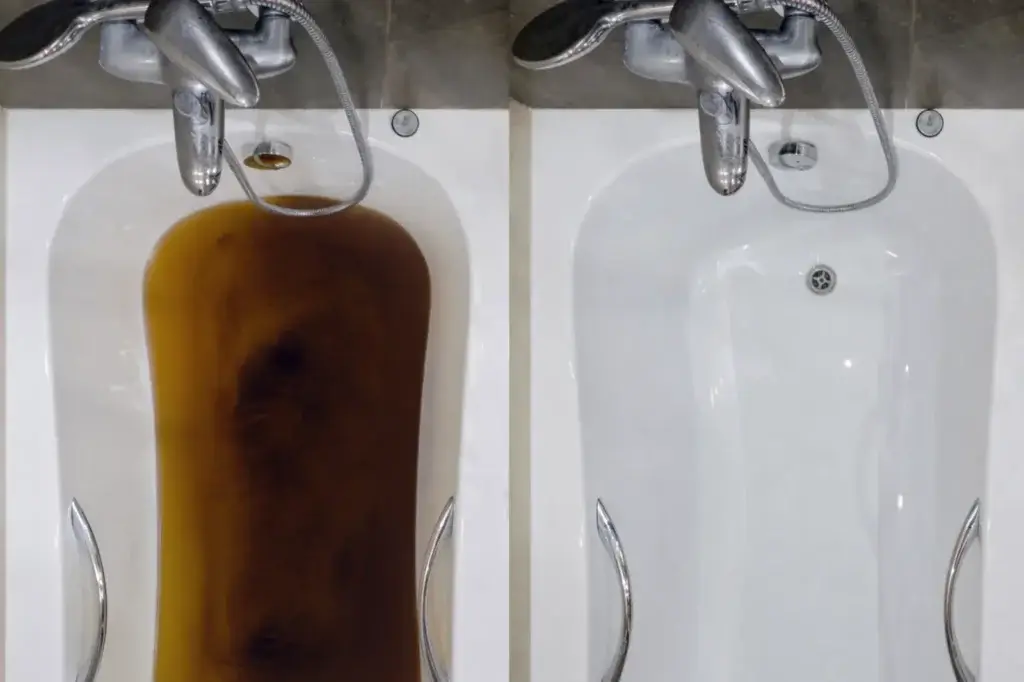 emprego canalizador Porto, antes e depois de um serviço de canalização