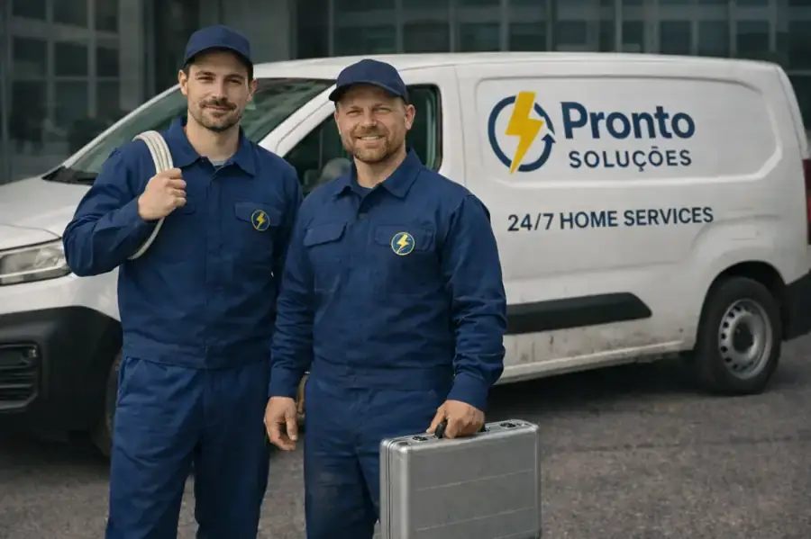 técnicos canalização e eletricidade Porto Pronto Soluções serviço 24 horas assistência ao domicílio