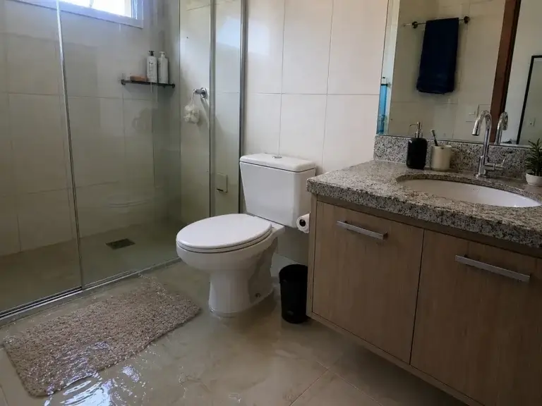 Água a Subir Pelo Ralo do Duche Porto