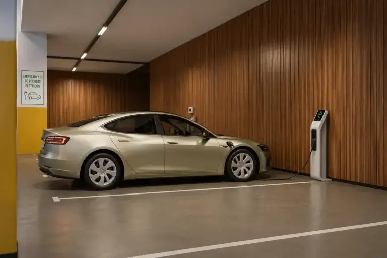 Carregador Elétrico em Condomínio no Porto