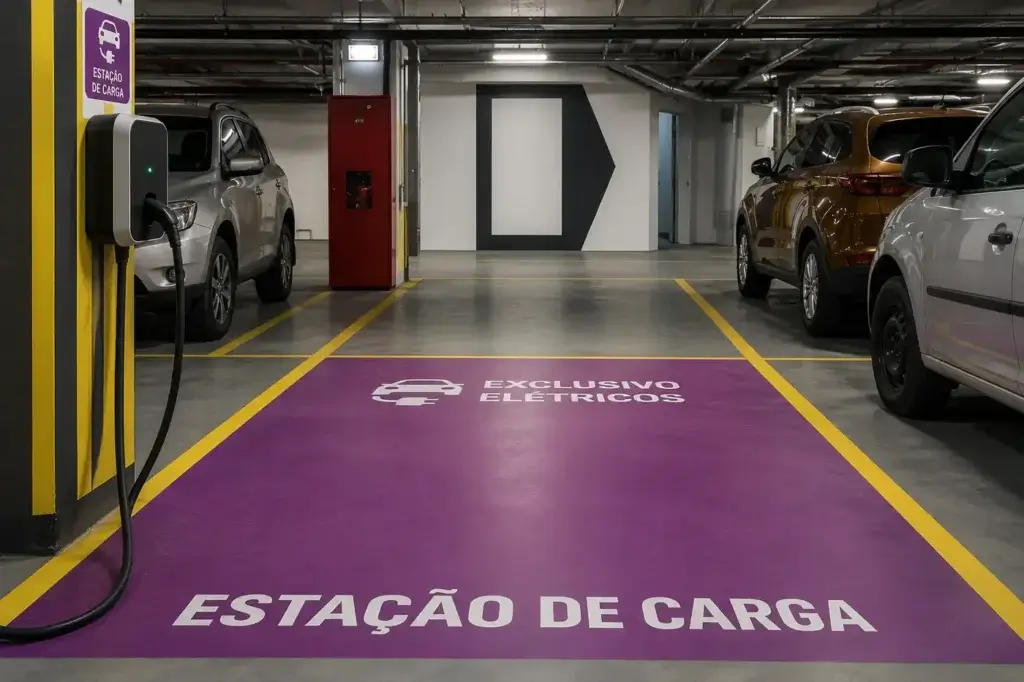 Carregador Elétrico em Condomínio no Porto