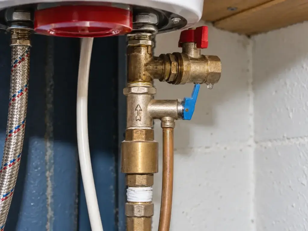 Termoacumulador a pingar pela válvula de segurança no Porto